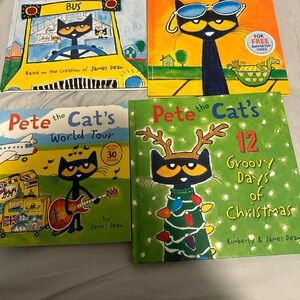 Yellow and Green Cartoon Cat Book Covers
